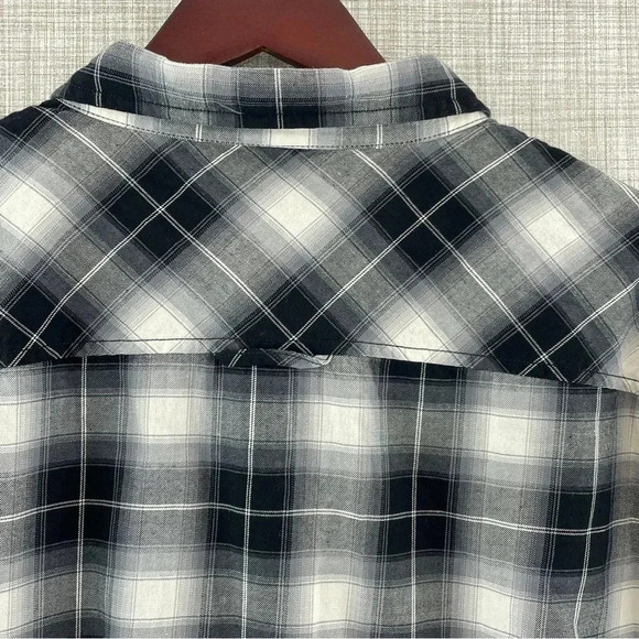 Sun + Stone Plaid Long Sleeve Button Down Shirt Men's XL 8333/10 b - Picture 7 of 11